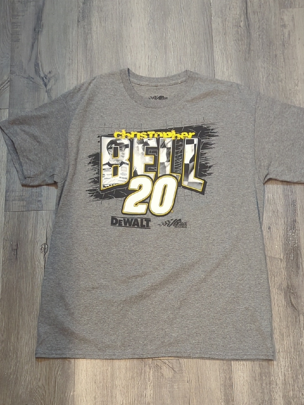 Christopher Bell Nascar 20 Graphic Tee - Gray